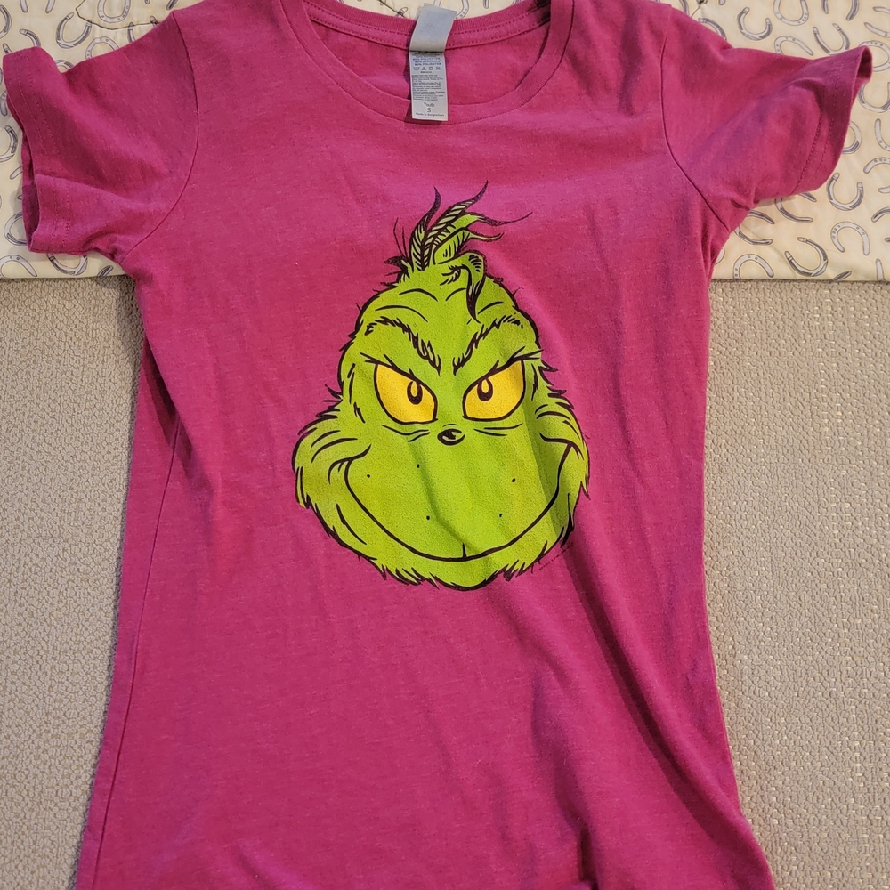 Pink Grinch Kids T-Shirt